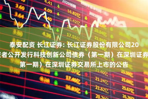 泰安配资 长江证券: 长江证券股份有限公司2025年面向专业投资者公开发行科技创新公司债券（第一期）在深圳证券交易所上市的公告