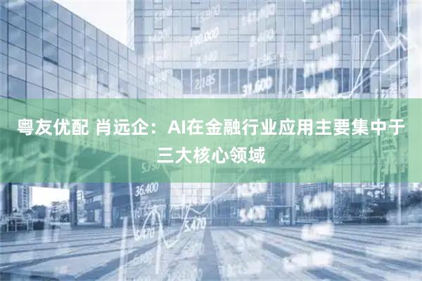粤友优配 肖远企：AI在金融行业应用主要集中于三大核心领域